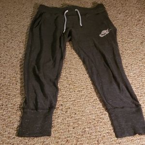 Black/grey Nike sweatpants